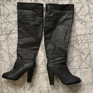Colin Stuart Knee High Leather Boots